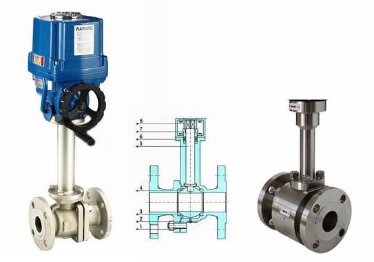 电动低温球阀结构图